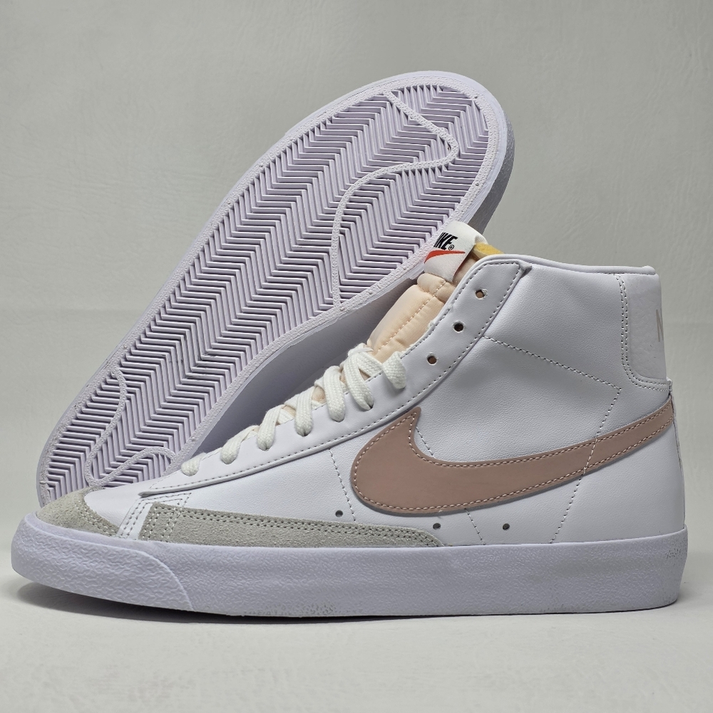 Nike Blazer Mid '77 Vintage Women Size 10.5 Pink White Shoes Sneakers CZ1055-118